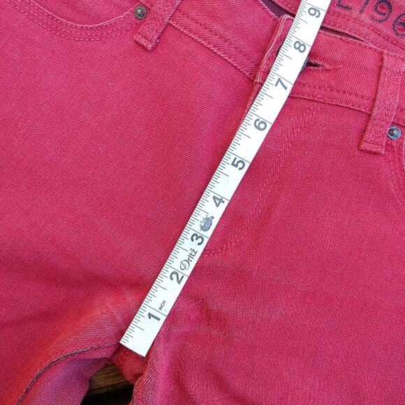 DL1961 Emma Tobasco Red Jean Leggings, 28 - Picture 10 of 13